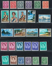 British St. Lucia. Very Fine  Mint and Used Stamps set. - $10.61