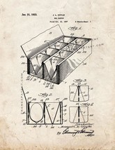 Egg Carton Patent Print - Old Look - £5.94 GBP+