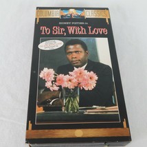 To Sir With Love 1966 VHS 1995 Columbia Classics Sidney Poitier Lulu Judy Geeson - £4.68 GBP