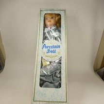 Hand Crafted &amp; Hand Painted Porcelain Doll 15&quot; tall New In Box ZXK0E - £7.82 GBP