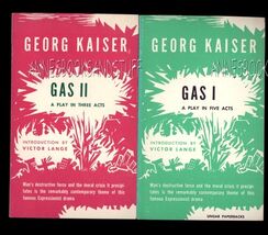 LOT of TWO paperbacks by GEORG KAISER  * 1975  GAS I &amp; GAS II intro VICT... - $8.17