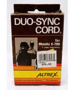 ALTREX DUO-SYNC CORD FOR MINOLTA X-700 - NICE! - $373.26 MXN
