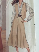 Butterick Sewing Pattern 4224 Fast Easy Vest Shirt Skirt Outfit Casual 12 14 16 - £3.92 GBP
