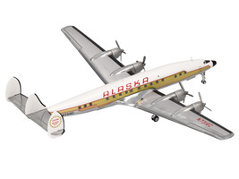 Lockheed L-1649A Starliner Commercial Aircraft &quot;Alaska Airlines - Golden Nugget  - $191.17