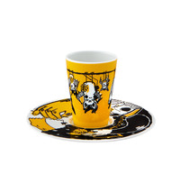 VISTA ALEGRE - Bode Inspiratório Collection Porcelain Coffee Cup w Saucer XLIII - £40.05 GBP