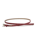 KATE SPADE NEW YORK Women&#39;s Skinny Leather Pink Belt, Large - $17.82