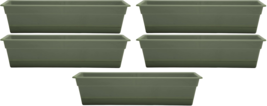Window Box Planter 36&quot;x7.5&quot;x5.75&quot; Living Green Bloem DCBT30-42 Dura Cott... - $79.19