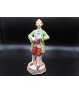 Vintage Occupied Japan Figurine Porcelain Ceramic Southern Colonial MAN ... - $5.94