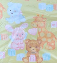 Vintage American Greetings Baby Shower Birthday Unisex Gift Wrap Paper N... - £7.82 GBP