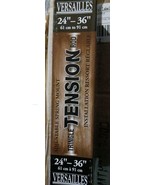 Versailles 1/2&quot; Diameter  Adjustable Tri Gle Tension Rod Brushed Nickle ... - $33.69 CAD