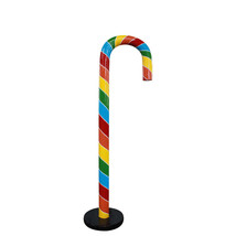 Rainbow Candy Cane Over Sized Statue - £868.09 GBP