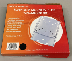 Monoprice 3613 Titan Series Fixed TV Wall Mount Max 66 lbs 13" to 27in -... - $14.95