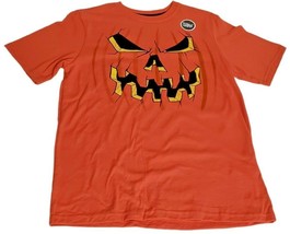 Boys Orange Jack O Lantern Pumpkin Halloween T-Shirt New - £9.61 GBP