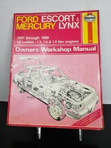 Ford Escort & Mercury Lynx 1981-1988 Haynes Owners Workshop Manual - $8.92