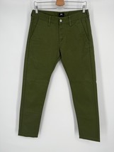 Edwin 55 Chino Pants Sz 30 Military Green Relaxed Tapered Leg - £38.71 GBP