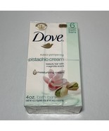 Dove Pistachio Cream Beauty Bar Magnolia Scent 4oz Bath Soap Bars - 6 Pa... - £30.01 GBP