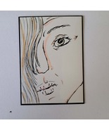 ACEO Original Ink Sketch Portait - $6.00