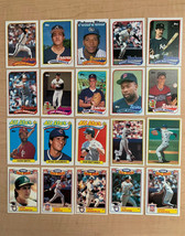 1989 Topps Baseball Cards (Set of 20) Near Mint or Better Condition - £8.61 GBP
