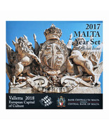 Malta Coins Set 2017 Euro 8 Coins Set BU Year Set Official Issue 00475 - $40.49