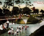Wading Pond at City Park Houston TX Postcard PC4 - $16.99