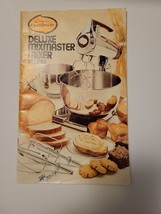 Vintage 1975 Booklet &quot;Sunbeam Deluxe Mixmaster Mixer Recipes&quot; - $5.94