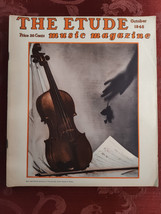 Rare ETUDE magazine October 1948 Ferruccio Tagliavini Victor I. Seroff - £16.99 GBP
