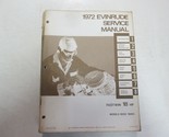 1972 Evinrude 18 HP Fastwin Service Réparation Atelier Manuel OEM 18202 ... - £40.46 GBP