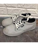 Vans Women&#39;s 6 Laced Shoes Blue White Lined TB4R Low Top Off The Wall - $43.56 CAD