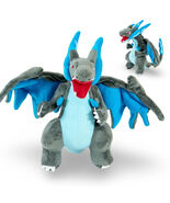 Mega Charizard X Posable Wings -Freestanding Plush Toy – 12” Pokemon - C... - $180.15 MXN