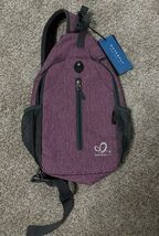 WATERFLY Crossbody Sling Backpack Sling Bag Travel Hiking Chest Bag Dayp... - $19.99