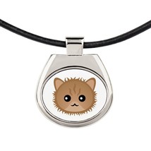 A necklace with a Selkirk rex. A new collection with the cute Art-Dog cat - £11.52 GBP