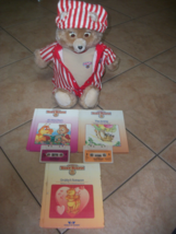 vintage teddy ruxpin doll 3 books 3 matching cassette tapes - $149.50