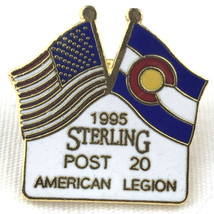 American Legion Sterling Post 20 Vintage Pin Hat Lapel Pinback - £10.01 GBP