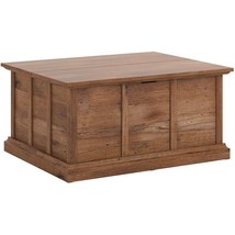 Sauder Cottage Road Engineered Wood Storage Coffee Table in Vintage Oak - £441.39 GBP
