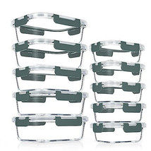 10 Pack Glass Meal Prep Containers, Airtight Glass Lunch Containers, Sta... - €105,53 EUR