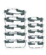 10 Pack Glass Meal Prep Containers, Airtight Glass Lunch Containers, Sta... - $2,309.14 MXN