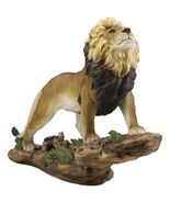 Large African Wildlife Lion Ascending On Pride Rock Statue 16.25&quot;L - $1,375.62 MXN