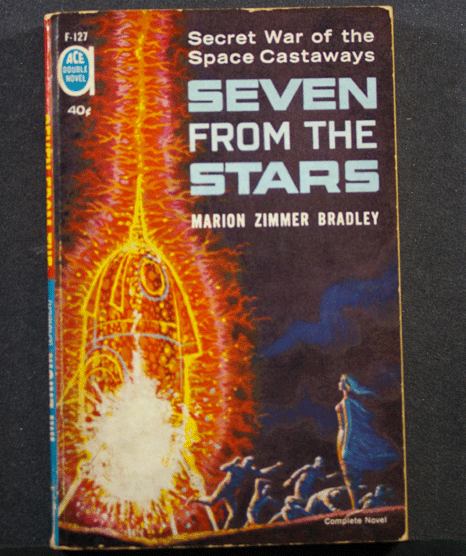 Ace Double Novel F-127 Seven from the Stars, Worlds of the Imperium - $5.00