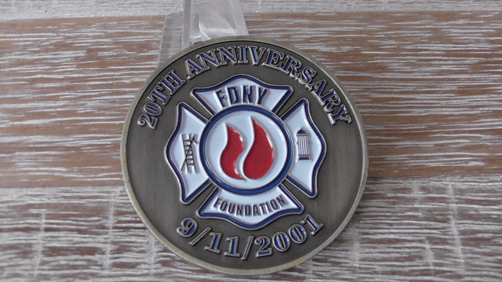 FDNY Fire Department City Of New York 20th Anniversary 9/11/2001 Challen... - $30.68