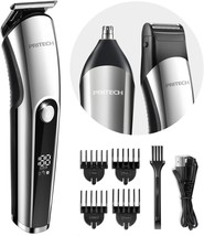 Pritech Hair Clippers For Men Nose Hair Trimmer Micro Shavers 3 In 1 Mens - £28.18 GBP