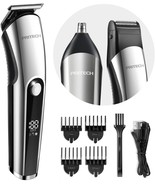 Pritech Hair Clippers For Men Nose Hair Trimmer Micro Shavers 3 In 1 Mens - £28.83 GBP