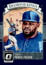 2016 Donruss Optic Diamond Kings Purple #28 Prince Fielder Texas Rangers ⚾ - £0.77 GBP