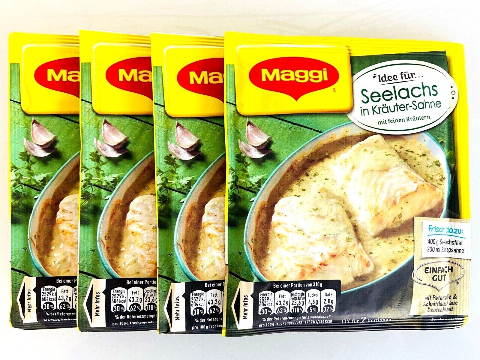 Maggi Creamy SALMON with HERBS 8 portions/4 ct. Made in Germany FREE SHIP - £10.27 GBP