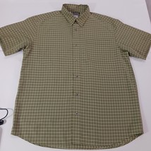 Columbia AM7837 Men's Green Plaid Short Sleeve Button-Up Shirt Size XL image 10