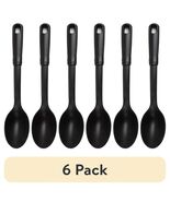 (6 Pack)  Nylon Solid Basting Spoon, Soft-Touch Handle, Black, Dishwashe... - $337.84 MXN