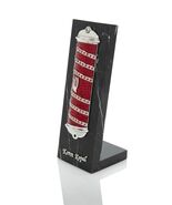 Keren Kopal Hand made Metal Red mezuzah Decorated with Austrian Crystals - $52.20