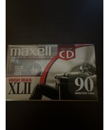 Maxell XL-II 90 Minute Blank Audio Cassette New Sealed Vintage Ideal For... - $13.60 CAD