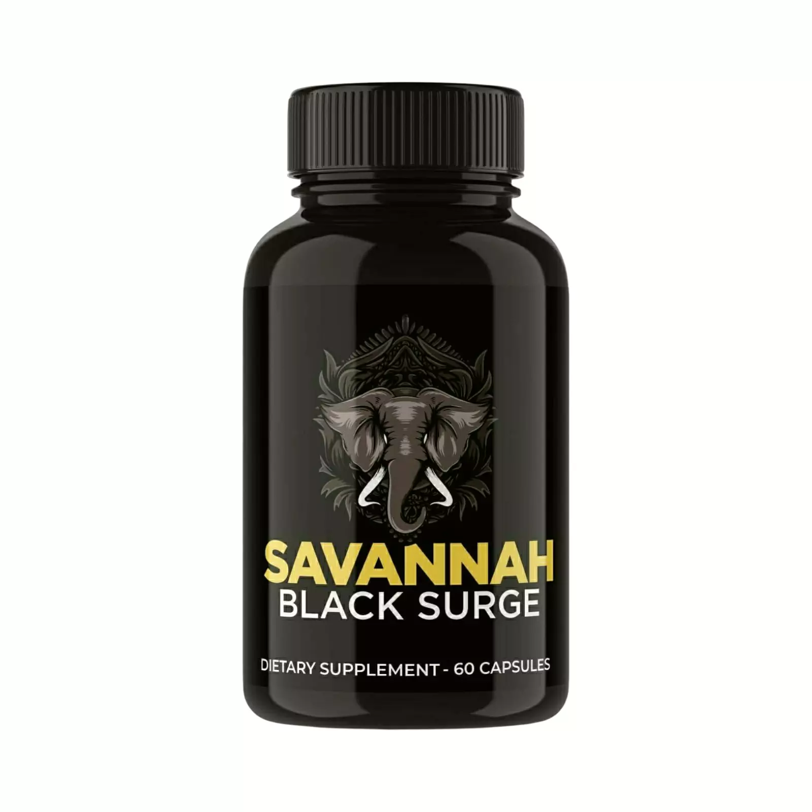 Savannah Black Surge Pills, Black Surge Formula Male Support -60 Capsules - $45.98