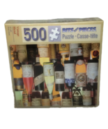 Bits And Pieces 500 Piece Jigsaw Puzzle Wine Bottles &quot;Vintage Blend&quot; New... - $14.99