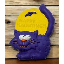 Halloween Cat Refrigerator Magnet Vintage Halloween Avon Happy Haunting ... - $14.87